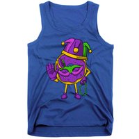 Jester Donut Masquerade Mask Mardi Gras Carnival Parade Meaningful Gift Tank Top