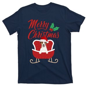 JackRussell Dog Merry Christmas Design For The Holiday Season! T-Shirt