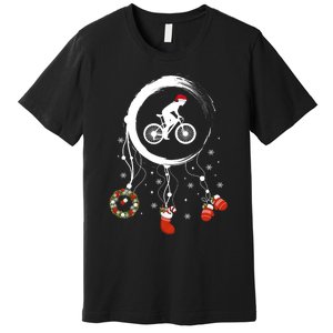 Joy Dreamcatcher Merry Christmas Road Bike Racing Bicycle Premium T-Shirt