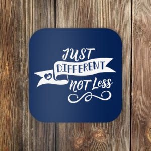 'Just Different, Not Less' Autism Awareness Coaster