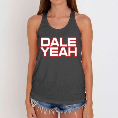 Justin Danger Nunley Dale Yeah Women's Knotted Racerback Tank