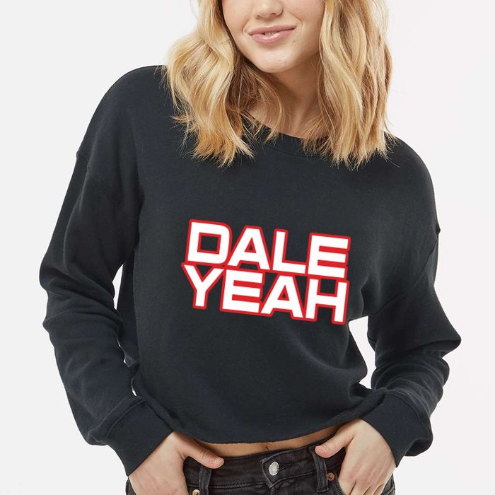 Dale Yeah Cropped Pullover Crew