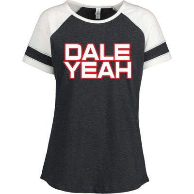 Justin Danger Nunley Dale Yeah Enza Ladies Jersey Colorblock Tee