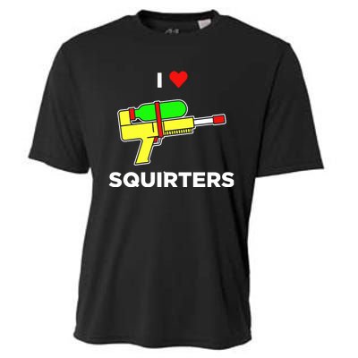 Justin Danger Nunley I Love Squirters Cooling Performance Crew T-Shirt