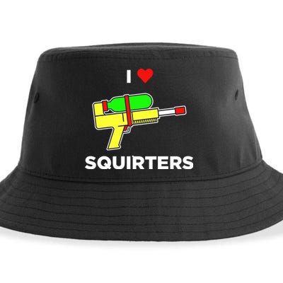 I Love Squirters Sustainable Bucket Hat