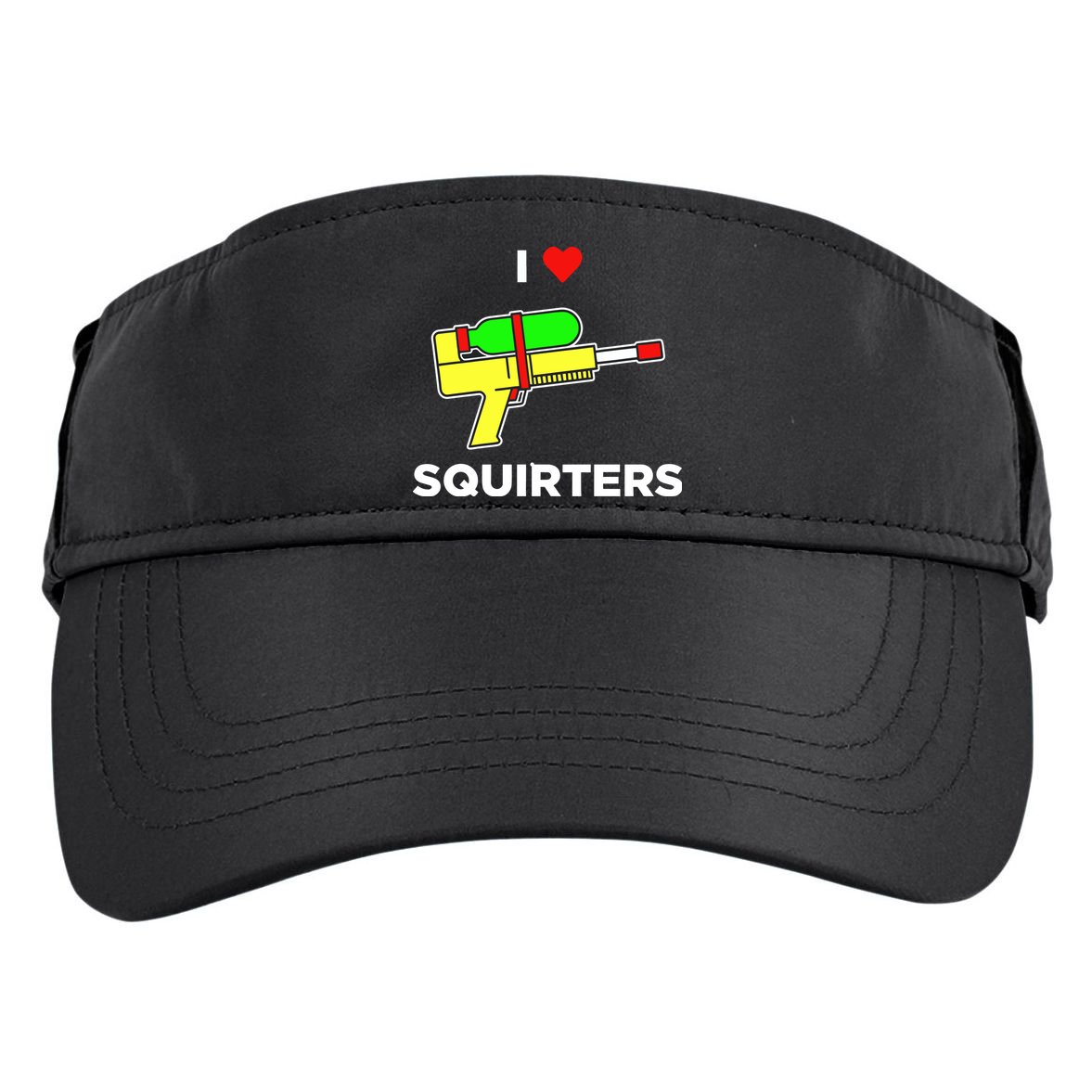 I Love Squirters Adult Drive Performance Visor