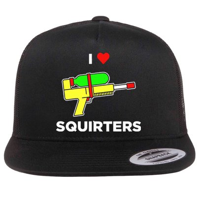 I Love Squirters Flatbill Hat