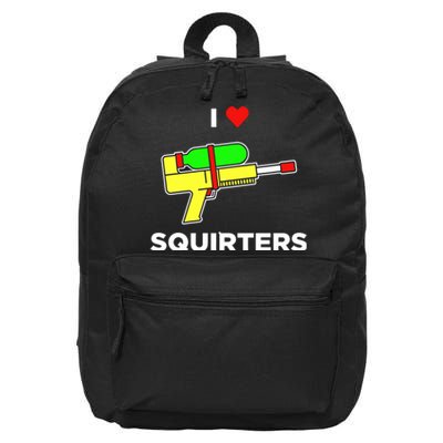 Justin Danger Nunley I Love Squirters 16 in Basic Backpack