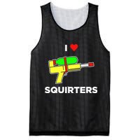 I Love Squirters Mesh Reversible Basketball Jersey Tank