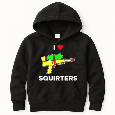 I Love Squirters Kids Hoodie