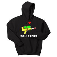 Justin Danger Nunley I Love Squirters Kids Hoodie