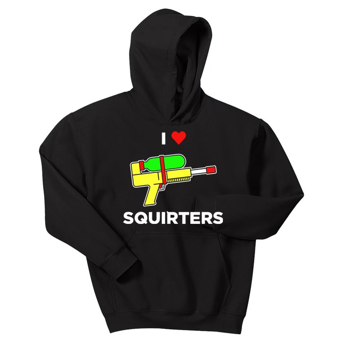 Justin Danger Nunley I Love Squirters Kids Hoodie