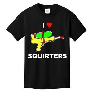 Justin Danger Nunley I Love Squirters Kids T-Shirt