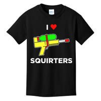 Justin Danger Nunley I Love Squirters Kids T-Shirt