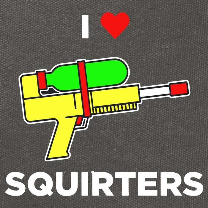 I Love Squirters Cotton Canvas Backpack