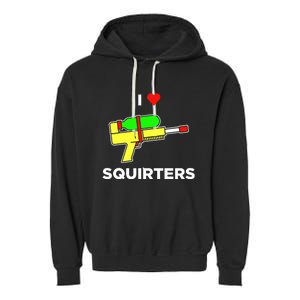 Justin Danger Nunley I Love Squirters Garment-Dyed Fleece Hoodie