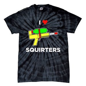 Justin Danger Nunley I Love Squirters Tie-Dye T-Shirt