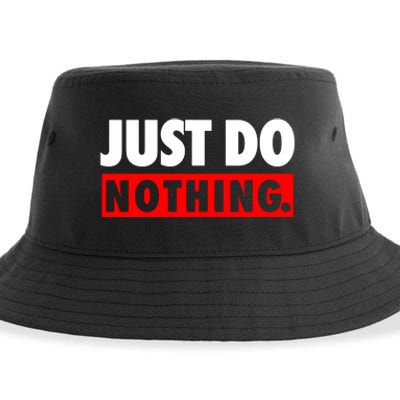 Just Do Nothing Sustainable Bucket Hat