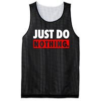 Just Do Nothing Mesh Reversible Basketball Jersey Tank