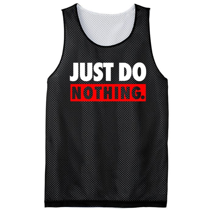 Just Do Nothing Mesh Reversible Basketball Jersey Tank