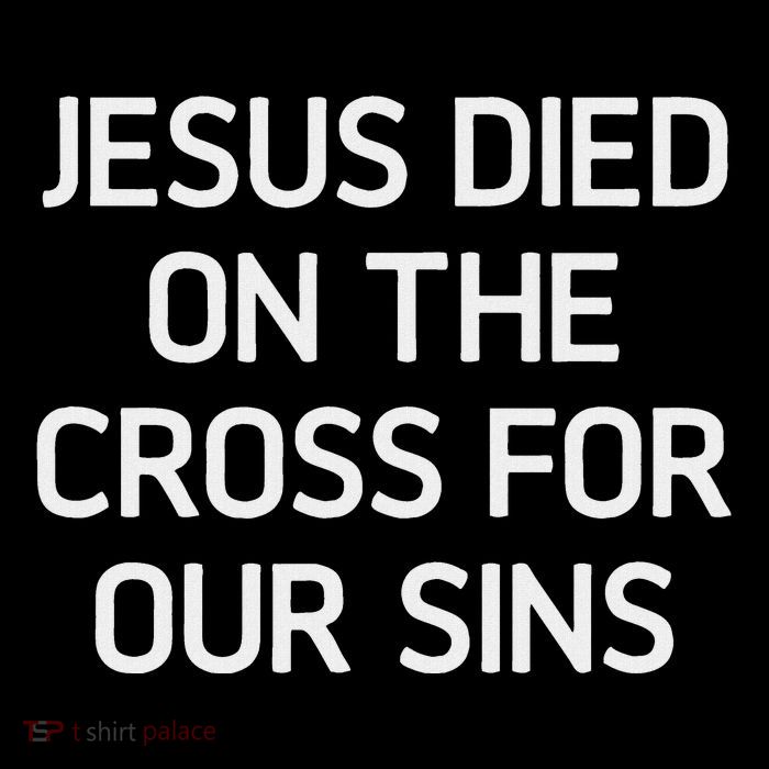 Jesus Died On The Cross For Our Sins Faith Christian Drawstring Bag