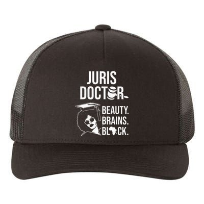 Juris Doctor of Jurisprudence Black Law School Graduation Yupoong Adult 5-Panel Trucker Hat