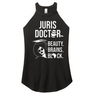 Juris Doctor of Jurisprudence Black Law School Graduation Women’s Perfect Tri Rocker Tank