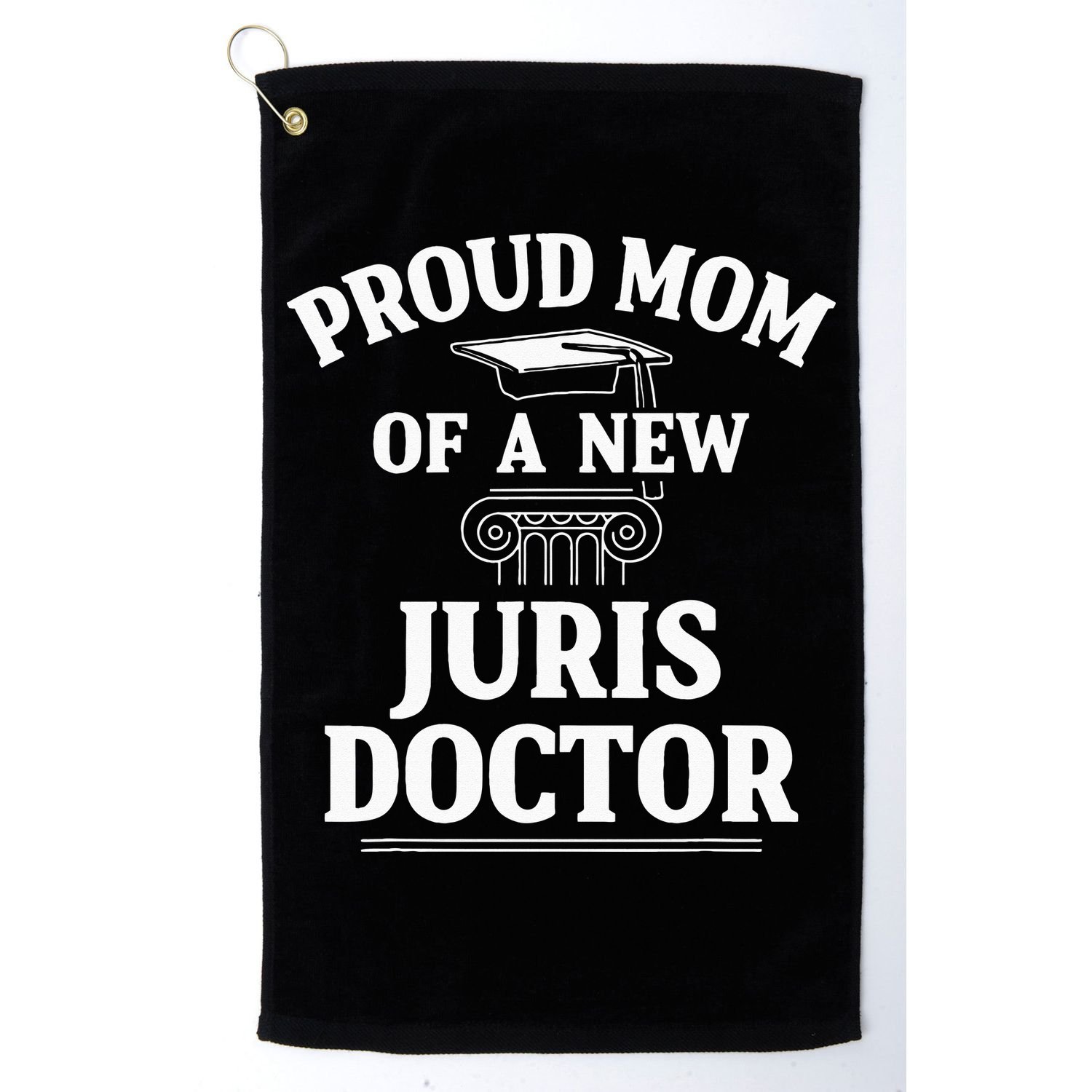 Juris Doctor of Jurisprudence Mom Law School Graduation Golf Towel