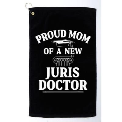 Juris Doctor of Jurisprudence Mom Law School Graduation Platinum Collection Golf Towel