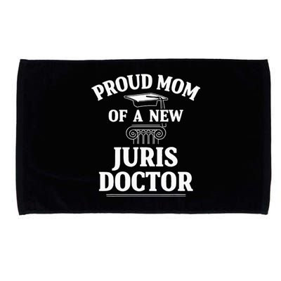 Juris Doctor of Jurisprudence Mom Law School Graduation Microfiber Hand Towel