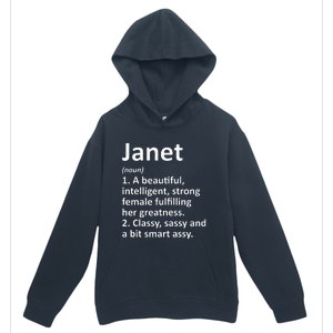 Janet Definition Personalized Name Funny Christmas Gift Urban Pullover Hoodie