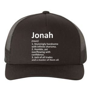 Jonah Definition Personalized Name Funny Birthday Gift Idea Yupoong Adult 5-Panel Trucker Hat