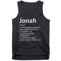 Jonah Definition Personalized Name Funny Birthday Gift Idea Tank Top