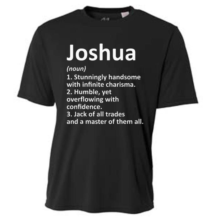 Joshua Definition Personalized Name Funny Birthday Gift Idea Cooling Performance Crew T-Shirt