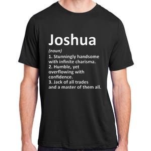 Joshua Definition Personalized Name Funny Birthday Gift Idea Adult ChromaSoft Performance T-Shirt