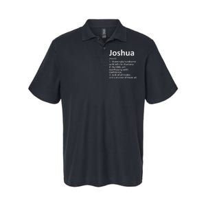 Joshua Definition Personalized Name Funny Birthday Gift Idea Softstyle Adult Sport Polo