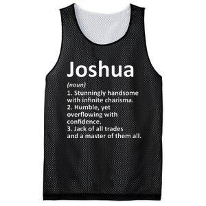 Joshua Definition Personalized Name Funny Birthday Gift Idea Mesh Reversible Basketball Jersey Tank