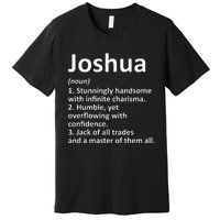 Joshua Definition Personalized Name Funny Birthday Gift Idea Premium T-Shirt