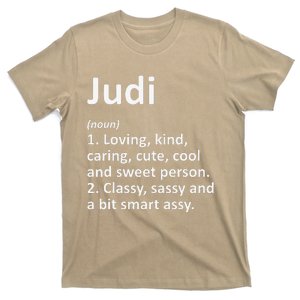 JUDI Definition Personalized Name Funny Birthday Idea T-Shirt