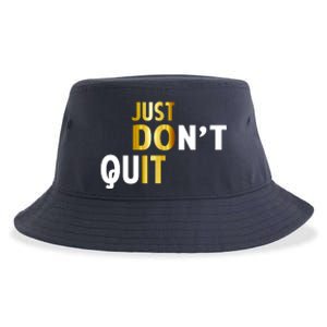 Just Don't Quit Encouraging Sustainable Bucket Hat