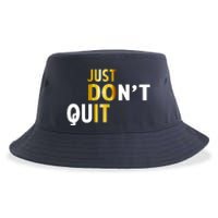 Just Don't Quit Encouraging Sustainable Bucket Hat