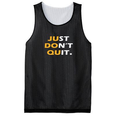 Just Dont Quit. Mesh Reversible Basketball Jersey Tank