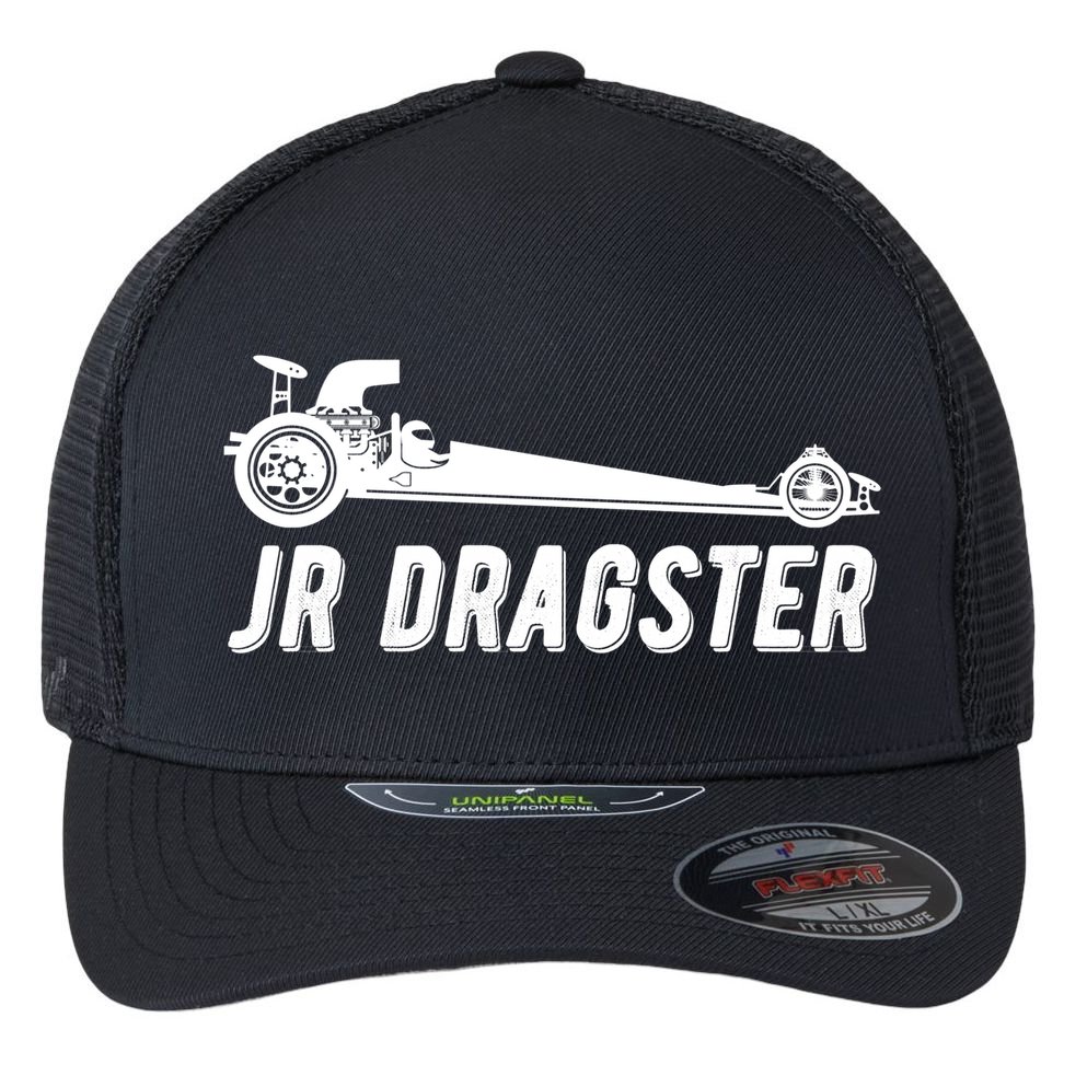 Jr Dragster Racing Car Driving Racer Drag Racing Gift Flexfit Unipanel Trucker Cap