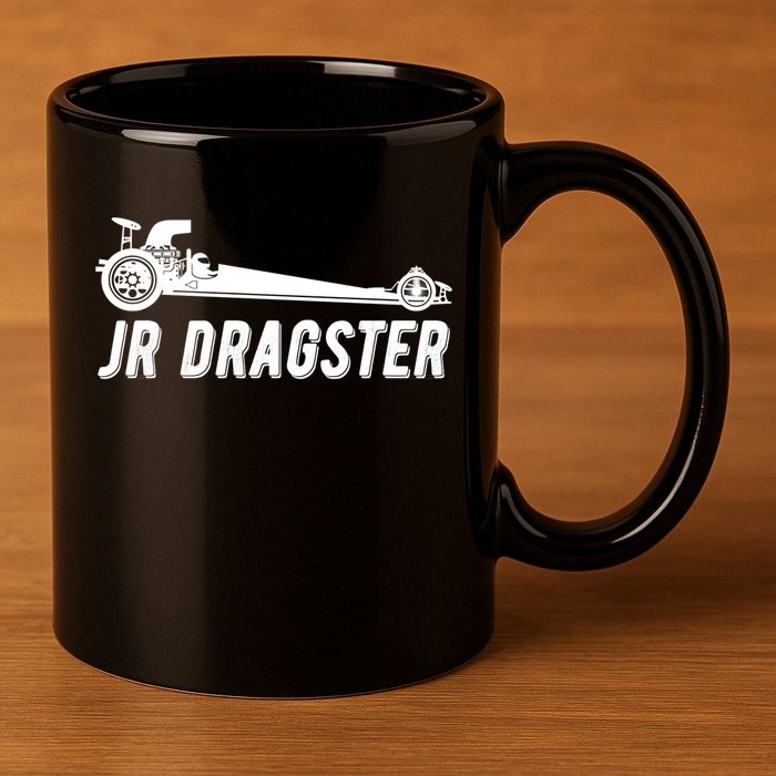 Jr Dragster Racing Car Driving Racer Drag Racing Gift 11oz C Handle Ceramic Mug