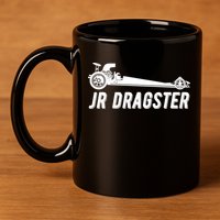 Jr Dragster Racing Car Driving Racer Drag Racing Gift 11oz C Handle Ceramic Mug