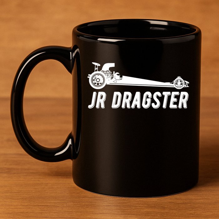 Jr Dragster Racing Car Driving Racer Drag Racing Gift 11oz C Handle Ceramic Mug