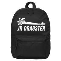 Jr Dragster Racing Car Driving Racer Drag Racing Gift 16 in Basic Backpack