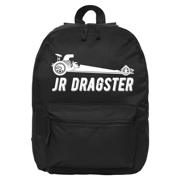 Jr Dragster Racing Car Driving Racer Drag Racing Gift 16 in Basic Backpack