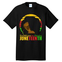 Juneteenth Design Remembering My Ancestors Black Freedom Tall T-Shirt