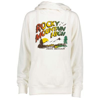 John Denver Rocky Mountain High Womens Funnel Neck Pullover Hood